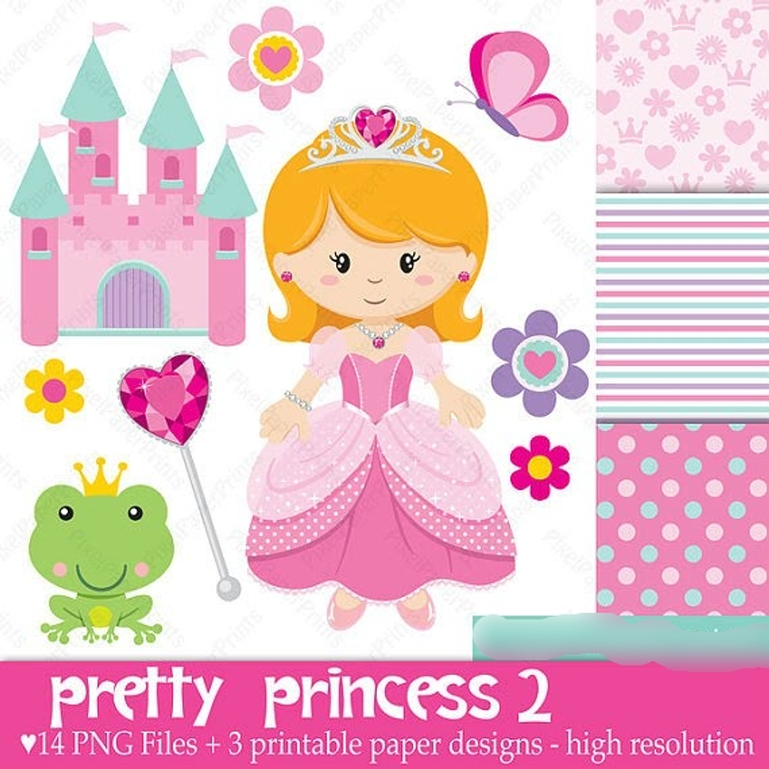 Kit Digital Princesinha  1
