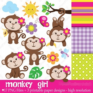 Kit Digital Macaquinhas 