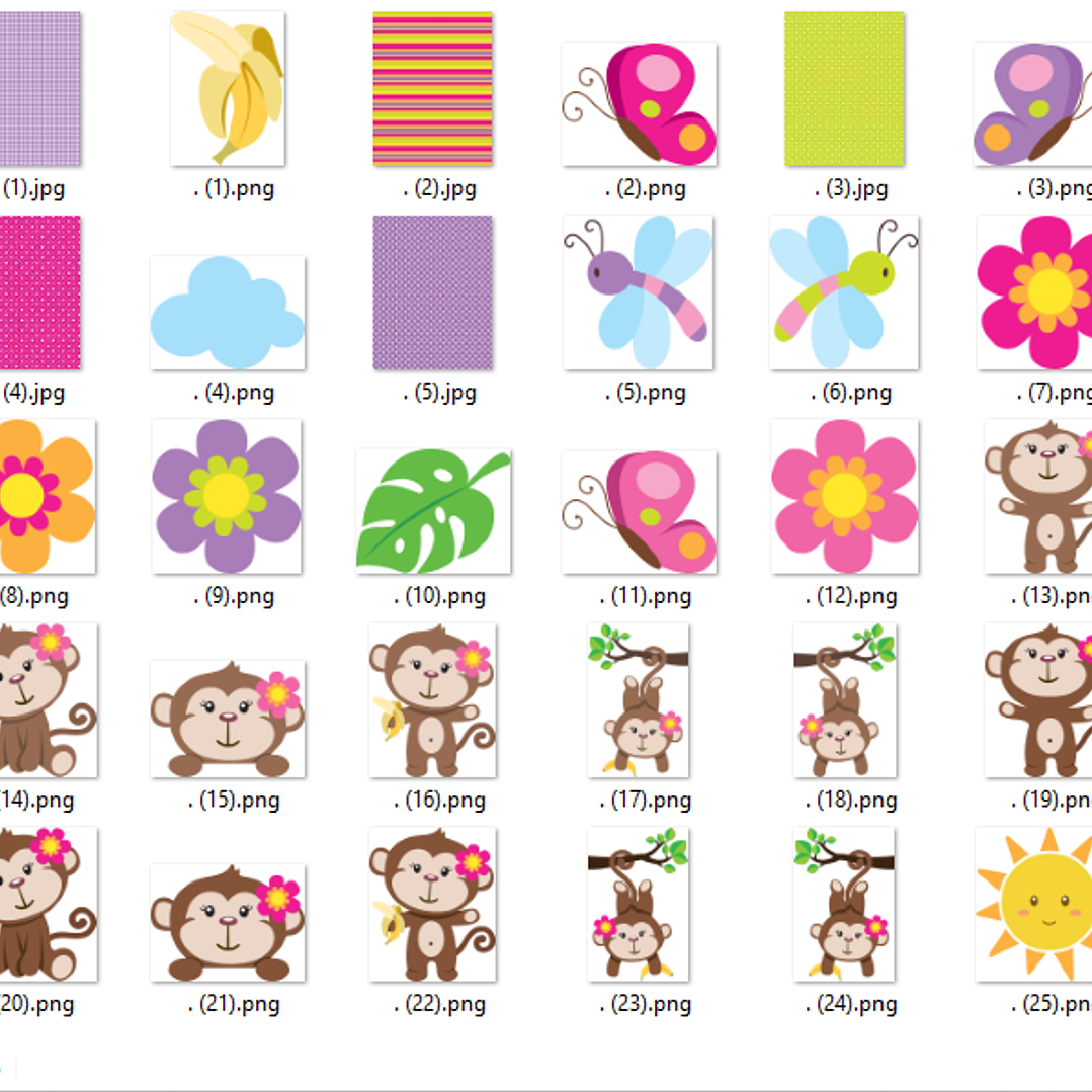 Kit Digital Macaquinhas  2