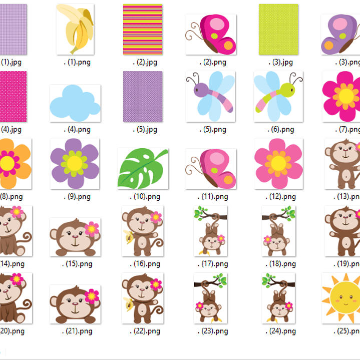 Kit Digital Macaquinhas  2