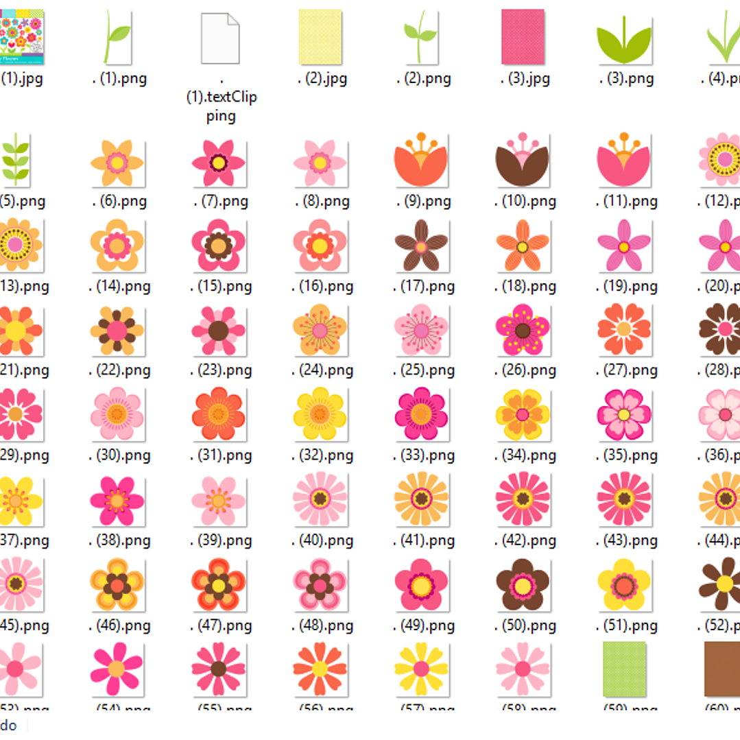 Kit Digital Flores  2