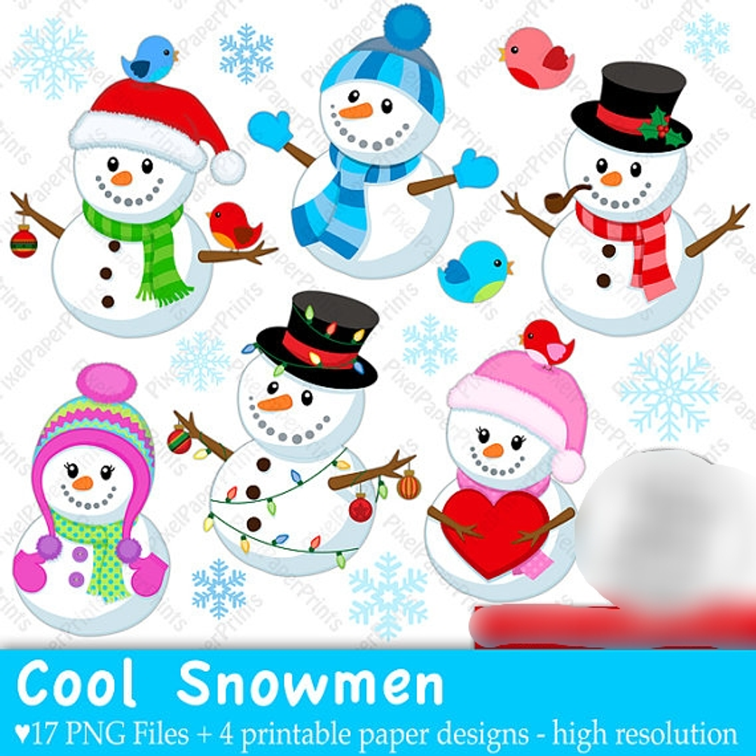 KitDigital Boneco De Neve  1