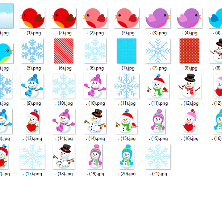 KitDigital Boneco De Neve  2