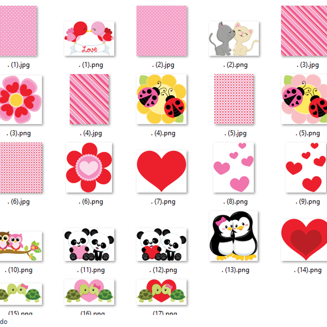 Kit Digital Casais Animais  2