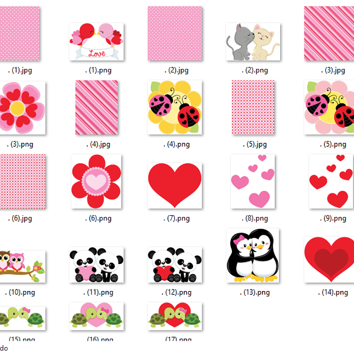 Kit Digital Casais Animais  2