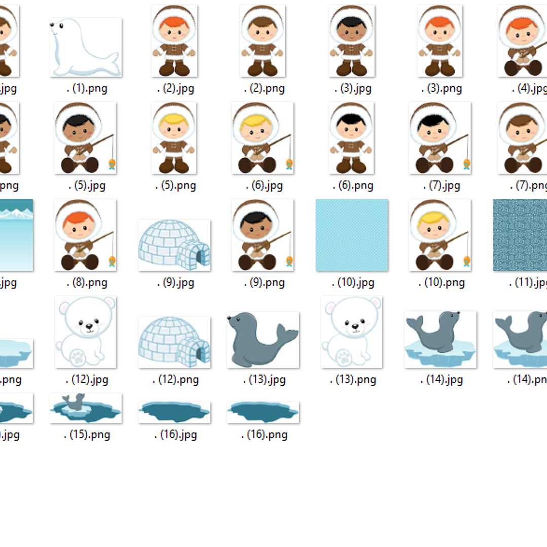 Kit Digital Pequenos No Gelo 2