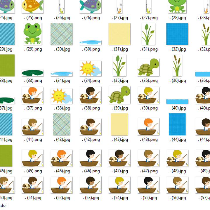 Kit Digital Menino Pescador  2