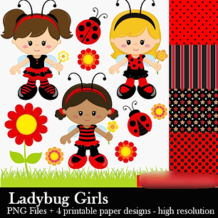 Kit Digital Lady Bug 