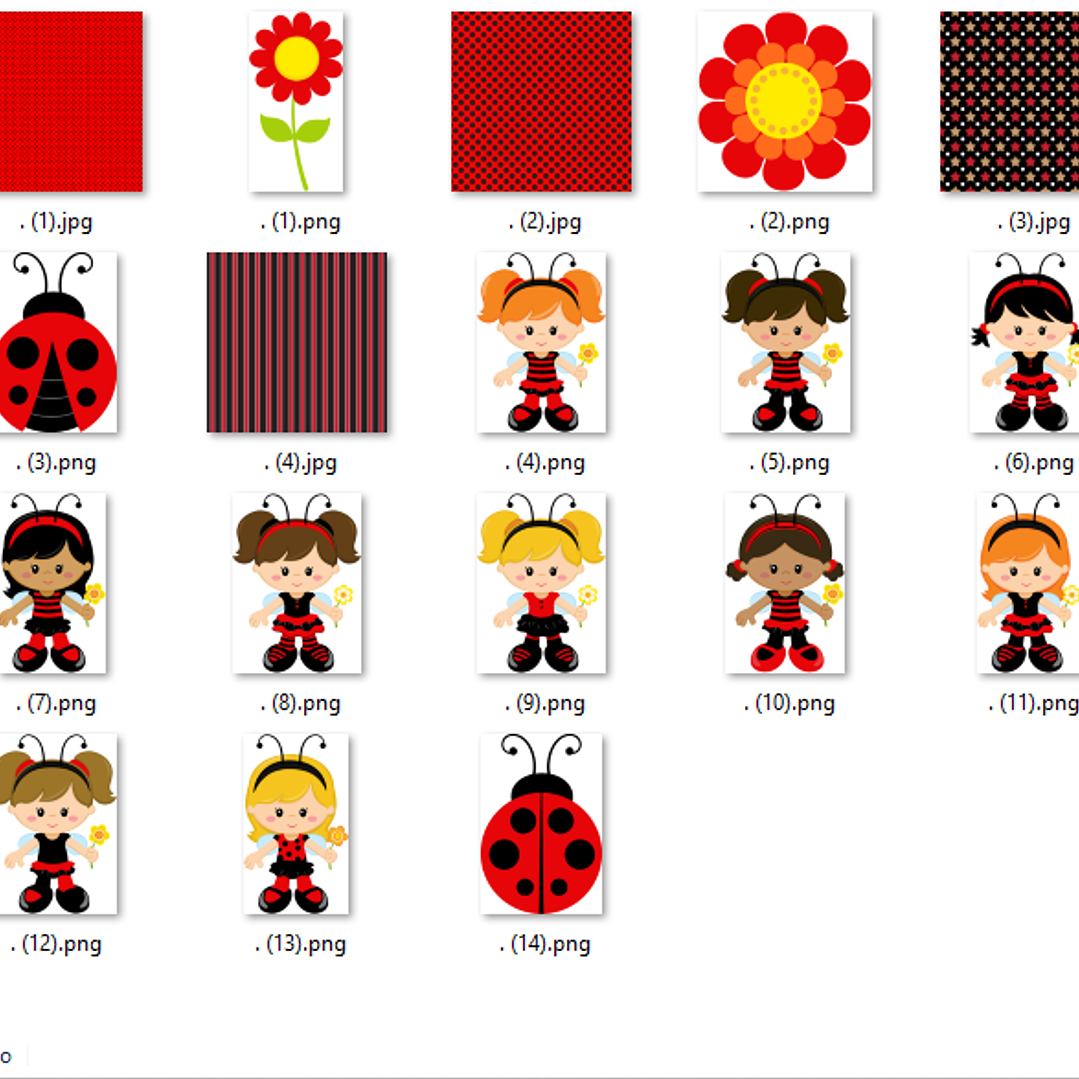 Kit Digital Lady Bug  2