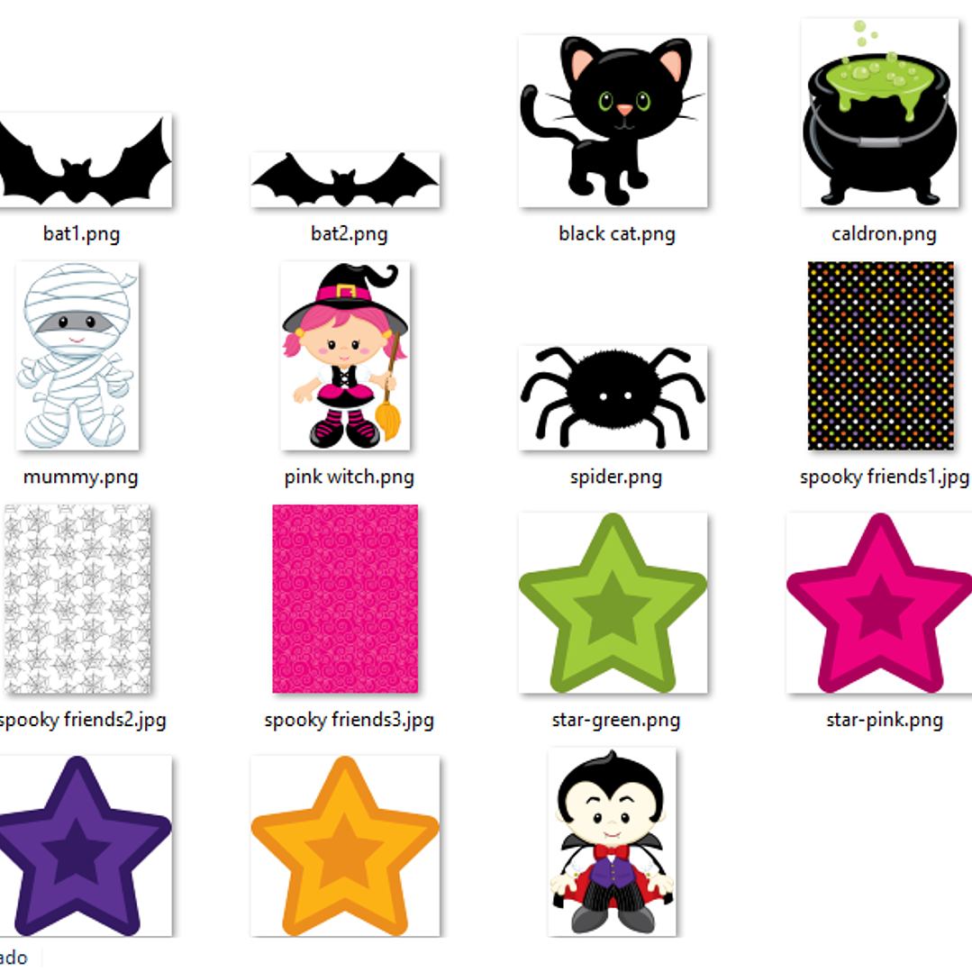 Kit Digital Halloween Bruxinhos  2