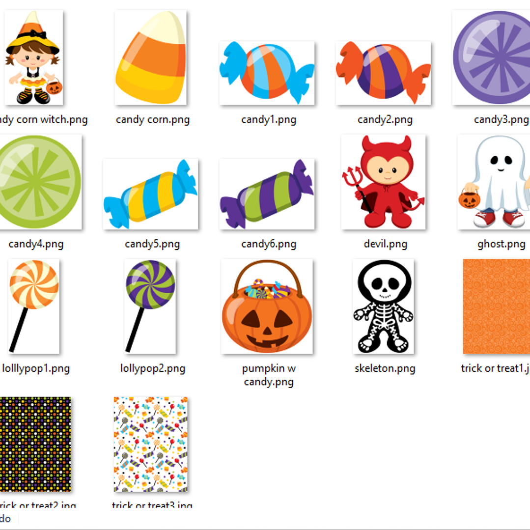 Kit Digital Halloween Doçura ou Travessura  2