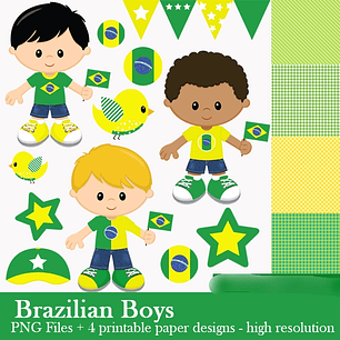 Kit Digital Brazil Boy