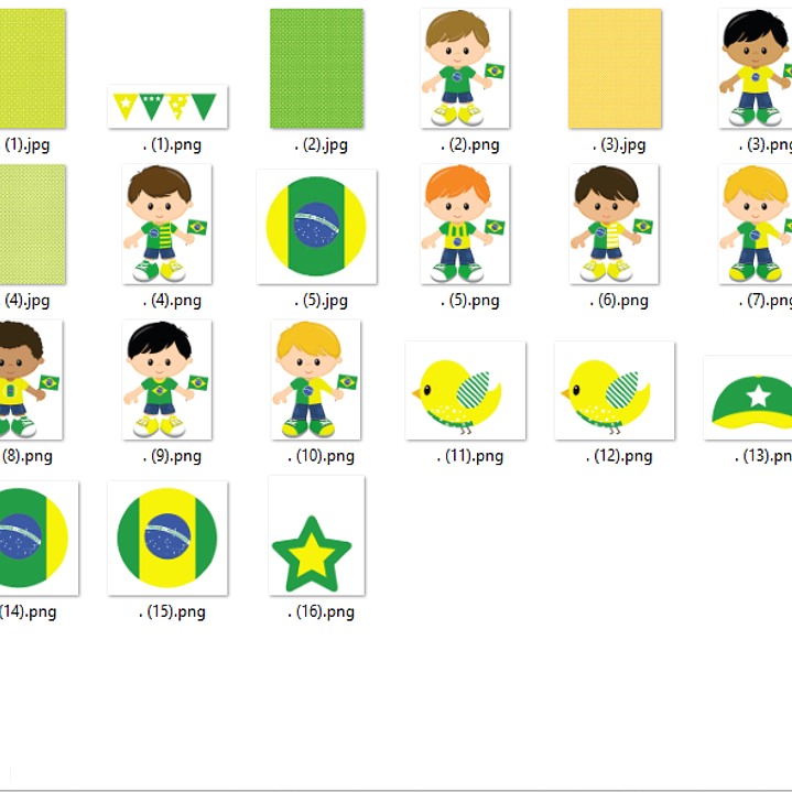 Kit Digital Brazil Boy 2