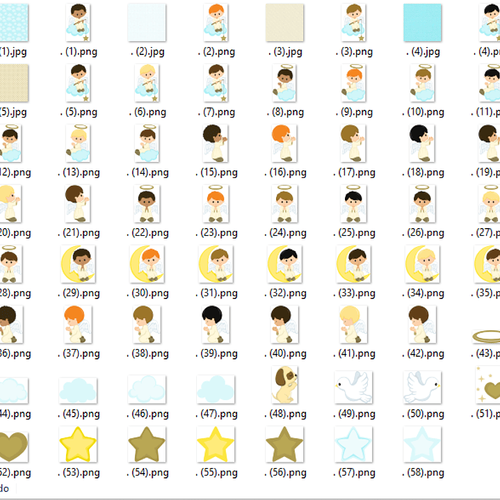 Kit Digital Anjinhos Boys  2