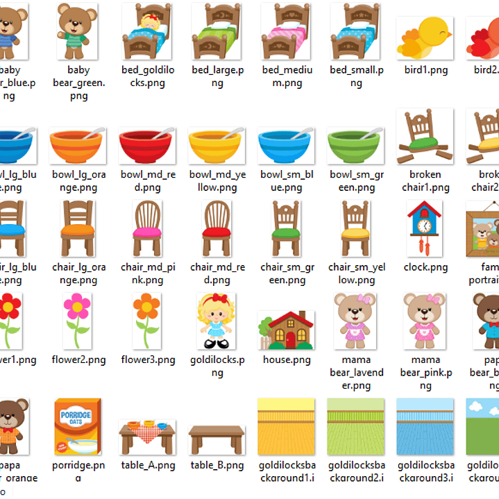 Kit Digital Menina e Ursinhos  2