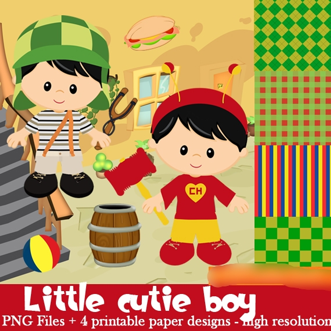 Kit Digital Chaves- Chapolim Colorado  1