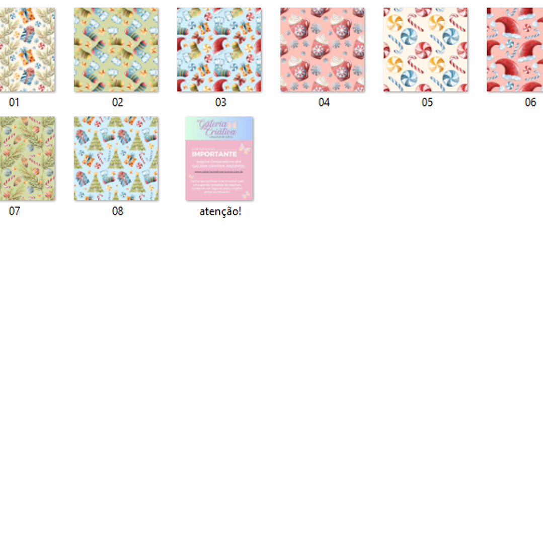 Kit Digital Papeis Natal  2