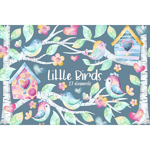 Kit Digital Passaros Primaveira 