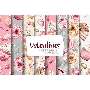 Kit Digital Flores Rosas