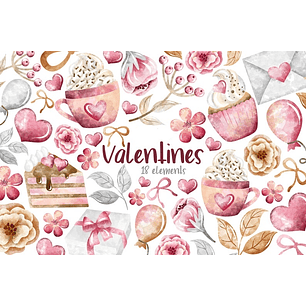 Kit Digital Papeis Flores Rosa