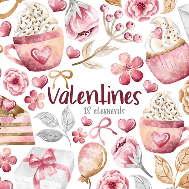 Kit Digital Papeis Flores Rosa 1