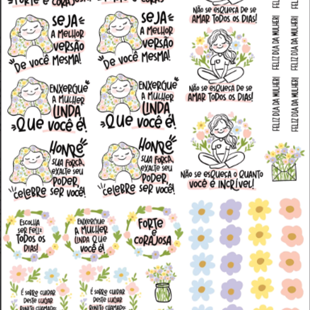 Arquivo Dia da Mulher Caneca DTF UV 2026 1