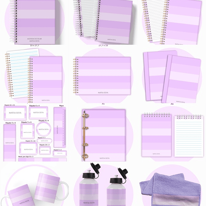 Arquivo Escolar Lilás Neutro 2026  1