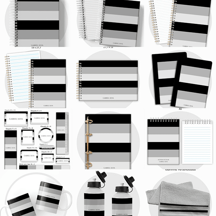 Arquivo Escolar Neutro Cinza Preto 2026  1