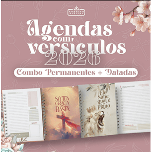 Arquivo Combo Agendas com Versículos 2026 