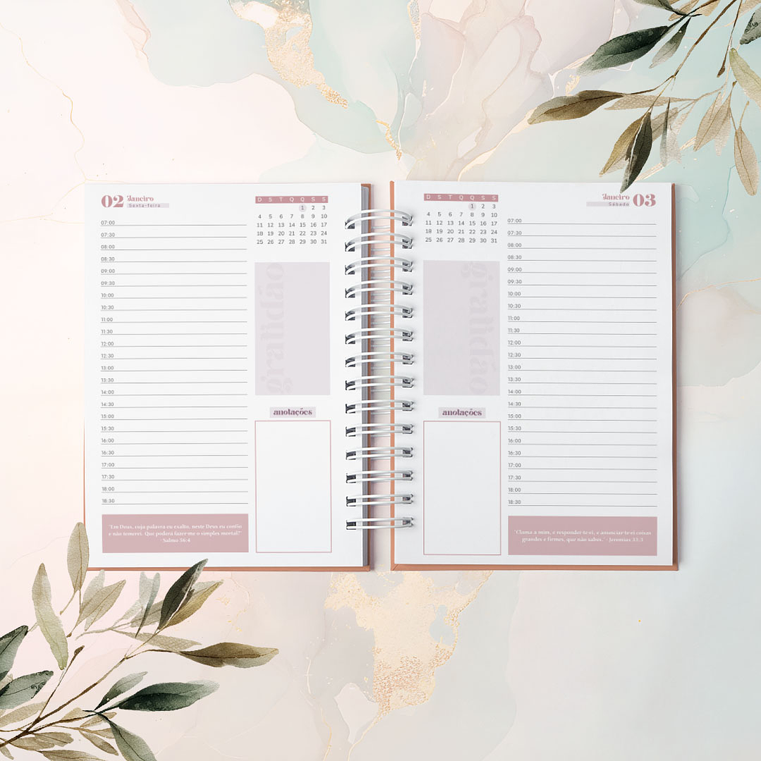Arquivo Combo Agendas com Versículos 2026  8