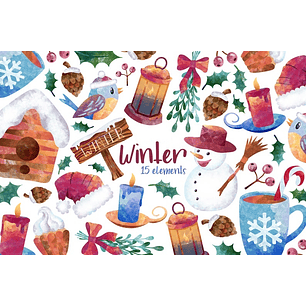 Kit Digital Acessórios de Inverno 