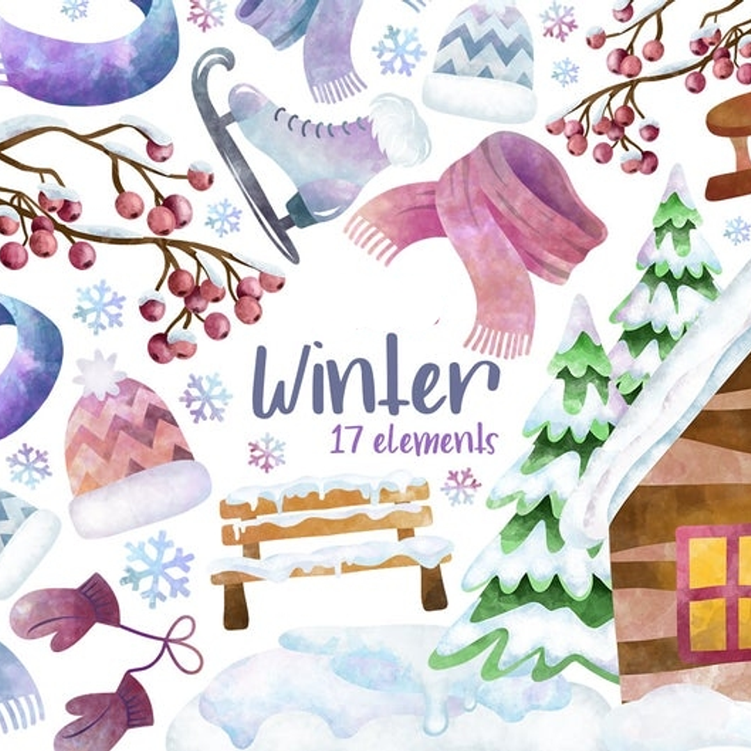 Kit Digital Cachecol Inverno  1