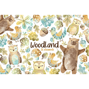 Kit Digital Animais da Floresta 