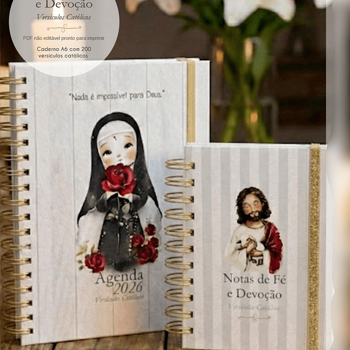 Arquivo Caderno A6 com Versículos - Notas de Fé e Devoção 6