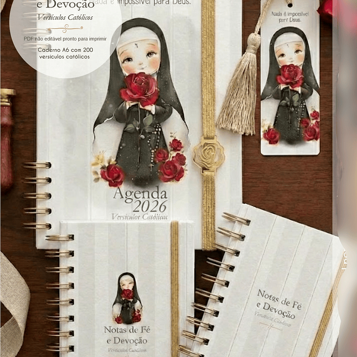 Arquivo Caderno A6 com Versículos - Notas de Fé e Devoção 10