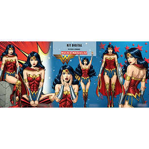 Kit Digital Mulher Maravilha 