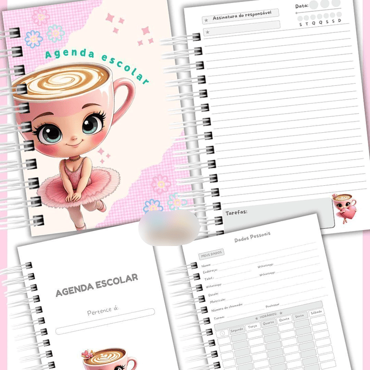 Arquivo Agenda Escolar Bailarina Capuccina 2026 1