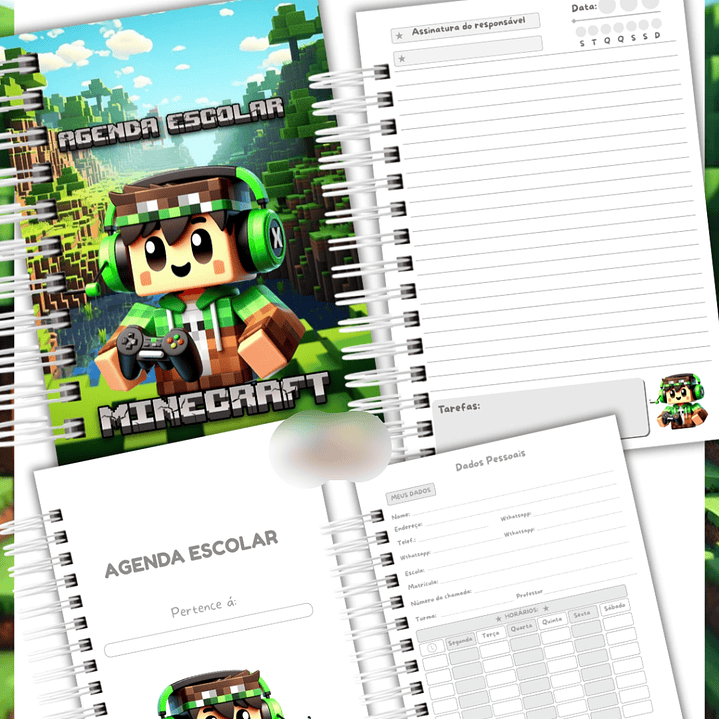 Arquivo Agendsa Escolar Minecraft 2026 1