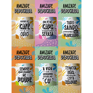 Arquivo Pack Canecas Amizade Debochada 