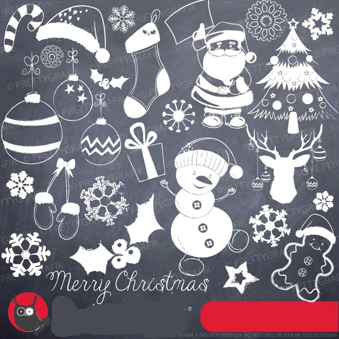 kIT Digital Rabiscos De Natal  1