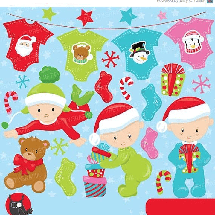 Kit Digital Natal Baby 1