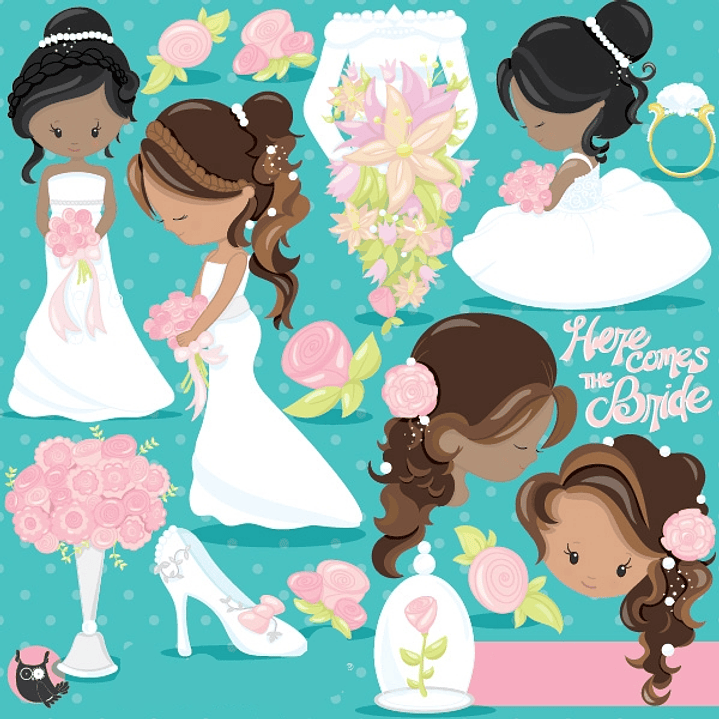 Kit Digital Noiva Negra  1