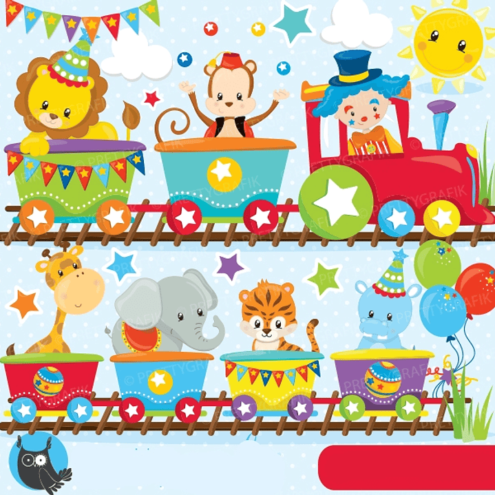 Kit Digital Turma Do Circo No Trenzinho  1