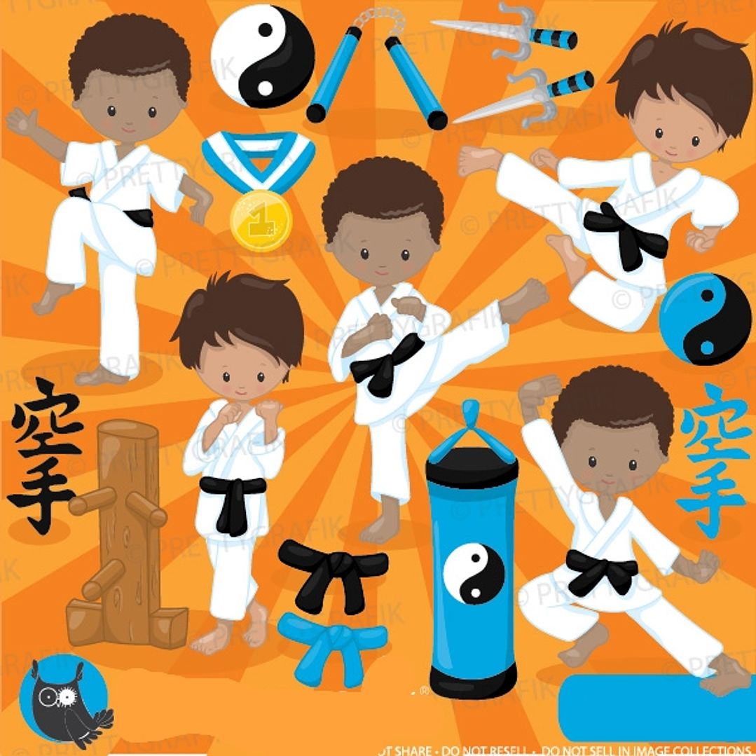 Kit Digital Karatê Menino 1