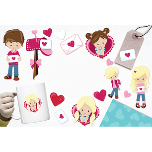 Kit Digital Presente Casal Romantico 