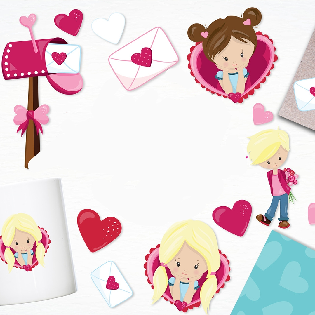 Kit Digital Presente Casal Romantico  1