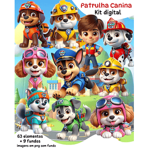 Kit Digital Patrulha Canina 
