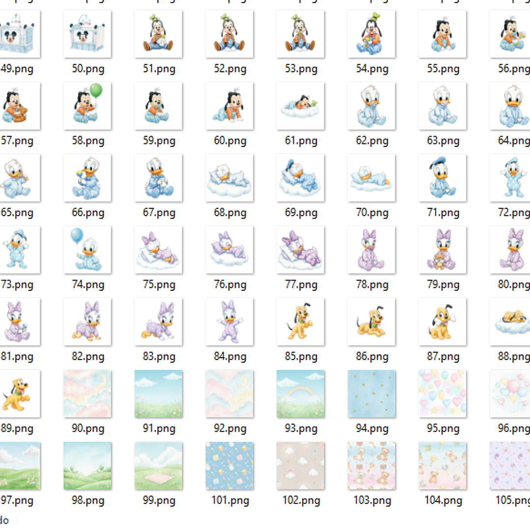 Kit Digital Turma do Mickey Baby  2