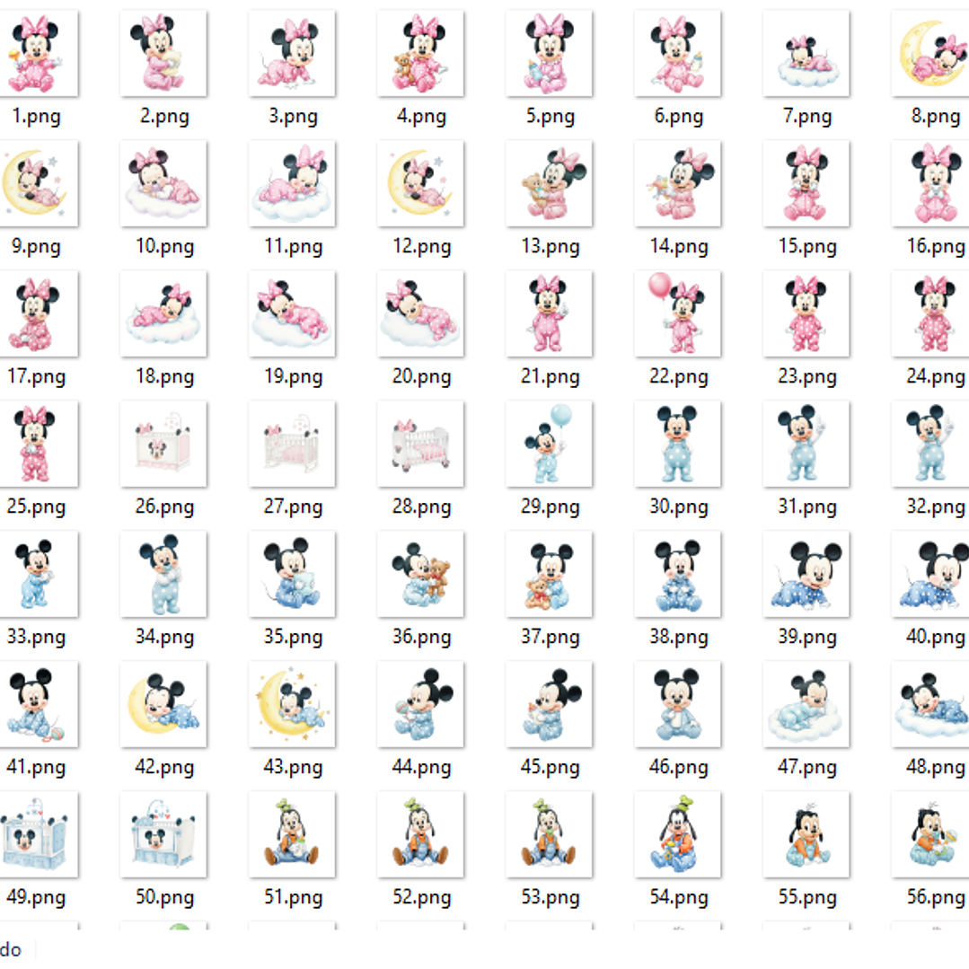 Kit Digital Turma do Mickey Baby  3