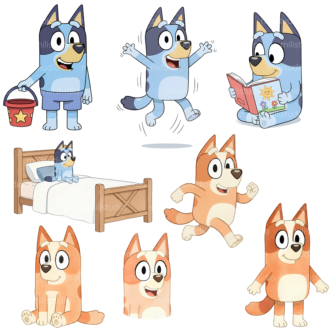 Kit Digital Bluey  9